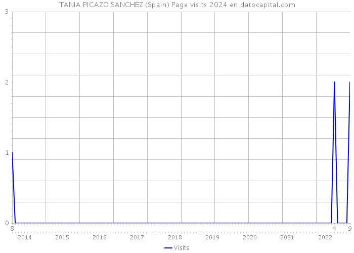 TANIA PICAZO SANCHEZ (Spain) Page visits 2024 