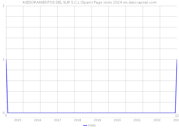 ASESORAMIENTOS DEL SUR S.C.L (Spain) Page visits 2024 