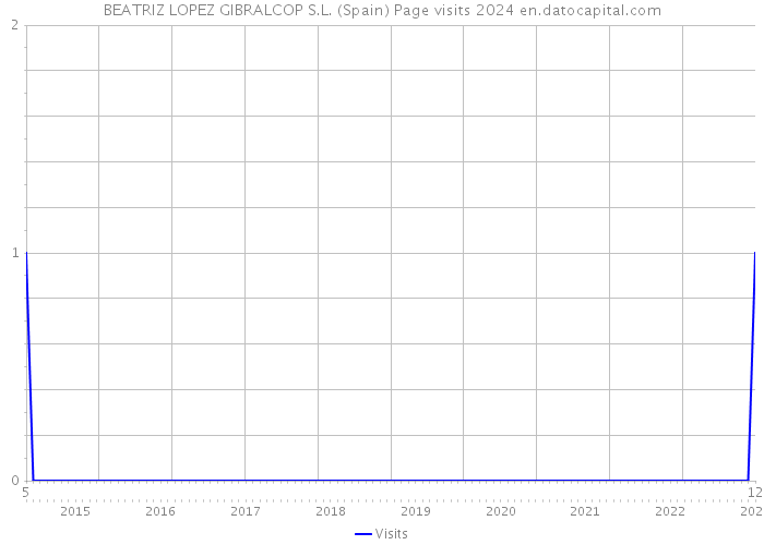 BEATRIZ LOPEZ GIBRALCOP S.L. (Spain) Page visits 2024 