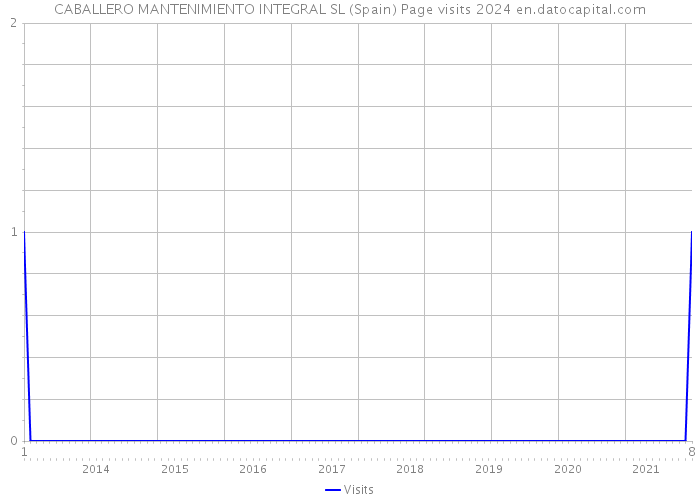 CABALLERO MANTENIMIENTO INTEGRAL SL (Spain) Page visits 2024 