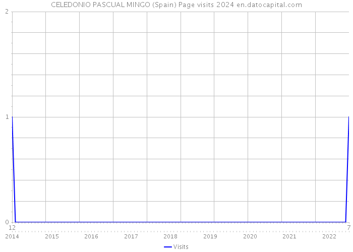 CELEDONIO PASCUAL MINGO (Spain) Page visits 2024 