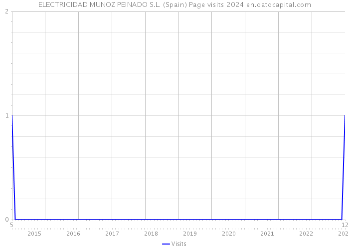 ELECTRICIDAD MUNOZ PEINADO S.L. (Spain) Page visits 2024 