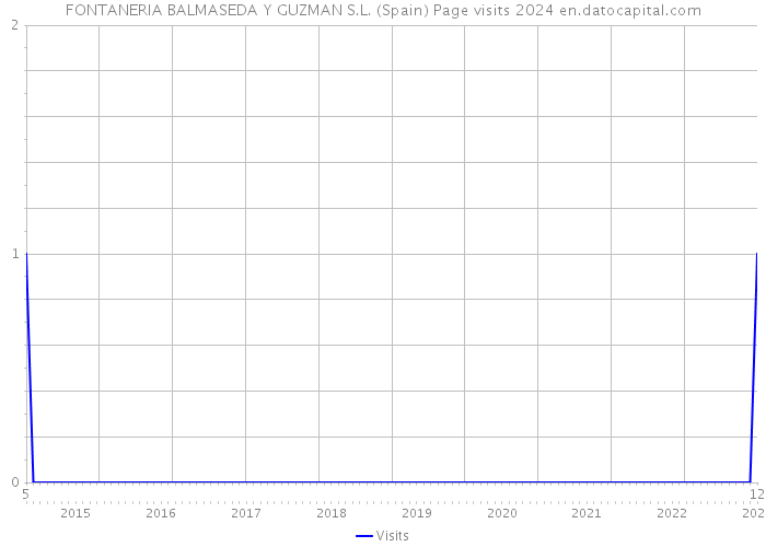 FONTANERIA BALMASEDA Y GUZMAN S.L. (Spain) Page visits 2024 