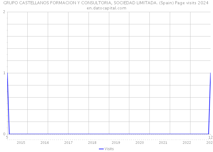 GRUPO CASTELLANOS FORMACION Y CONSULTORIA, SOCIEDAD LIMITADA. (Spain) Page visits 2024 