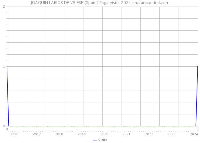 JOAQUIN LABIOS DE VRIESE (Spain) Page visits 2024 