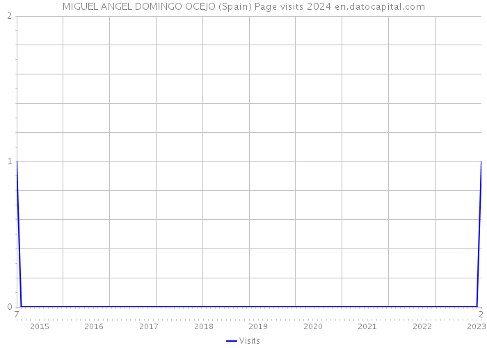 MIGUEL ANGEL DOMINGO OCEJO (Spain) Page visits 2024 