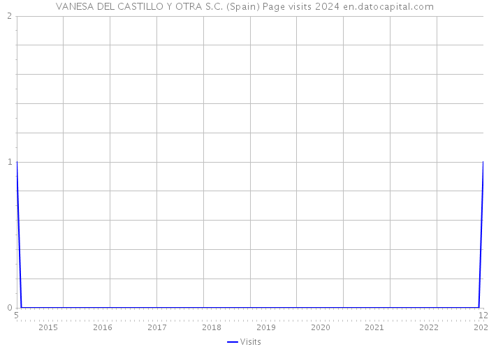 VANESA DEL CASTILLO Y OTRA S.C. (Spain) Page visits 2024 