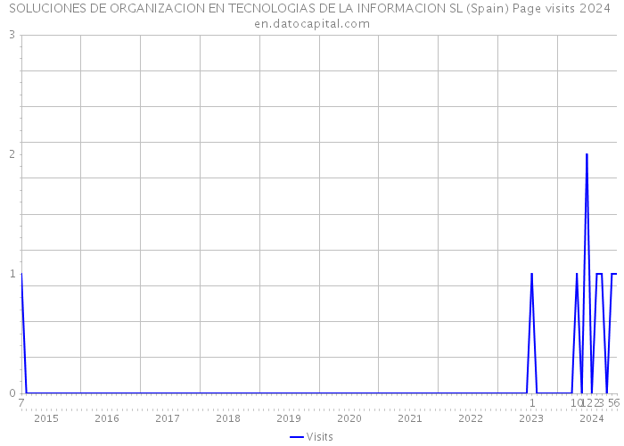 SOLUCIONES DE ORGANIZACION EN TECNOLOGIAS DE LA INFORMACION SL (Spain) Page visits 2024 