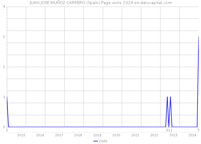 JUAN JOSE MUÑOZ CARRERO (Spain) Page visits 2024 