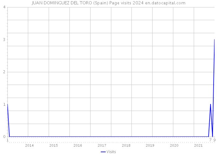 JUAN DOMINGUEZ DEL TORO (Spain) Page visits 2024 
