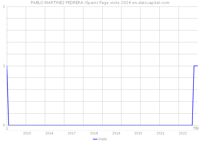 PABLO MARTINEZ PEDRERA (Spain) Page visits 2024 