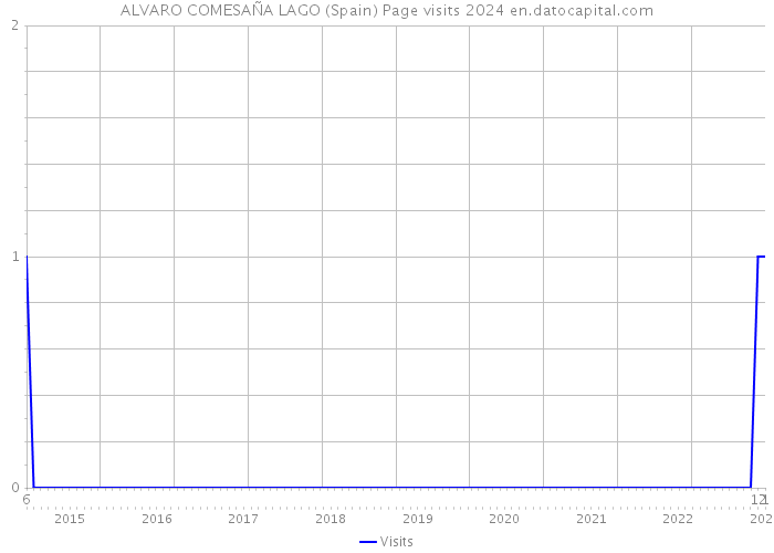 ALVARO COMESAÑA LAGO (Spain) Page visits 2024 