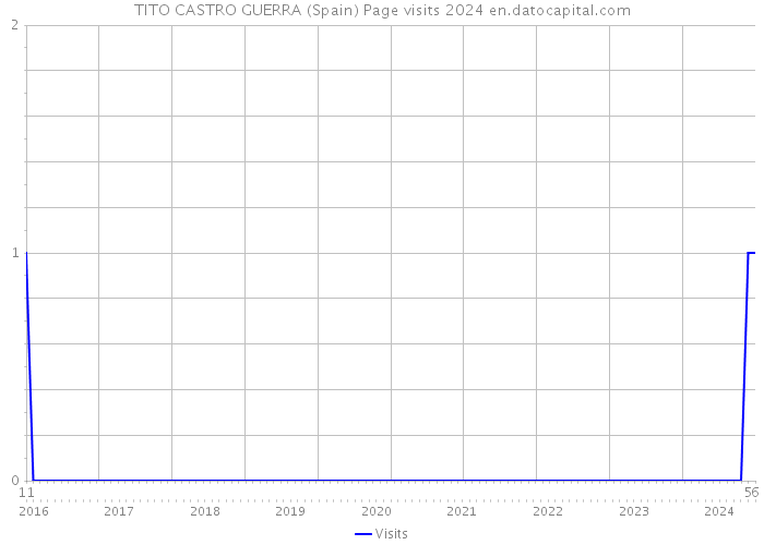 TITO CASTRO GUERRA (Spain) Page visits 2024 