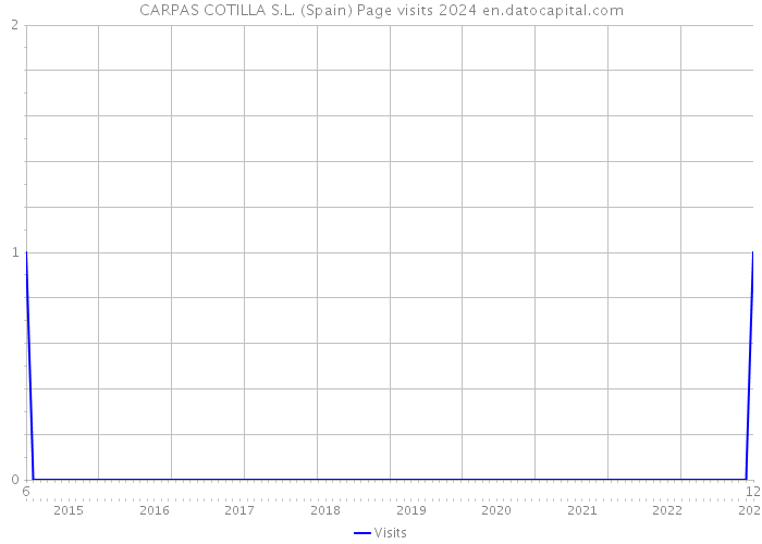 CARPAS COTILLA S.L. (Spain) Page visits 2024 