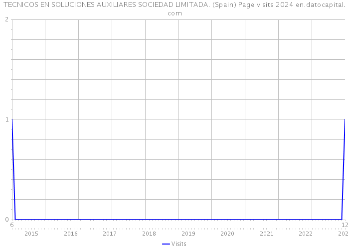 TECNICOS EN SOLUCIONES AUXILIARES SOCIEDAD LIMITADA. (Spain) Page visits 2024 