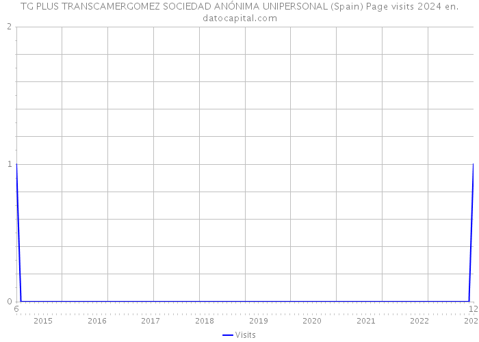 TG PLUS TRANSCAMERGOMEZ SOCIEDAD ANÓNIMA UNIPERSONAL (Spain) Page visits 2024 