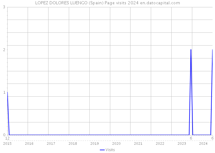LOPEZ DOLORES LUENGO (Spain) Page visits 2024 