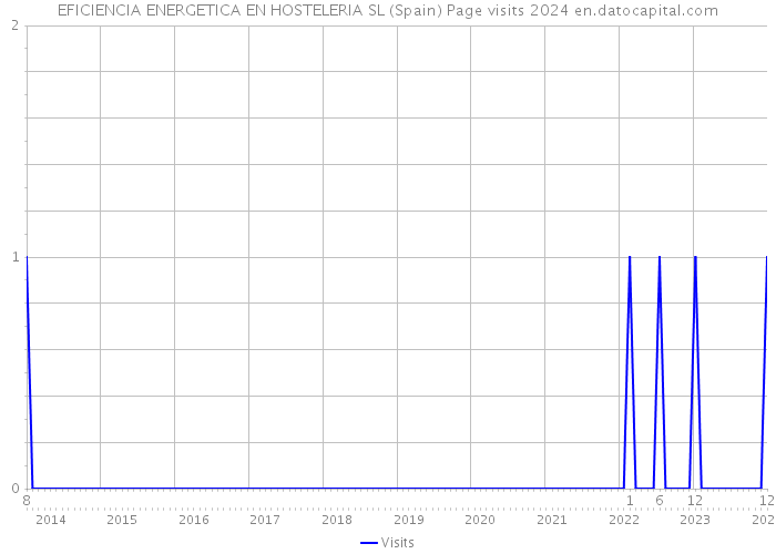 EFICIENCIA ENERGETICA EN HOSTELERIA SL (Spain) Page visits 2024 