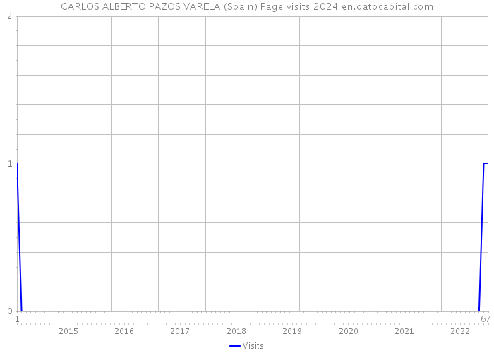 CARLOS ALBERTO PAZOS VARELA (Spain) Page visits 2024 