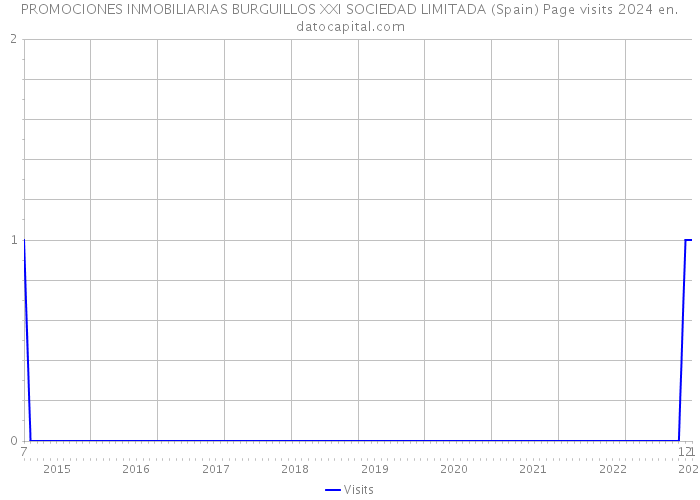 PROMOCIONES INMOBILIARIAS BURGUILLOS XXI SOCIEDAD LIMITADA (Spain) Page visits 2024 