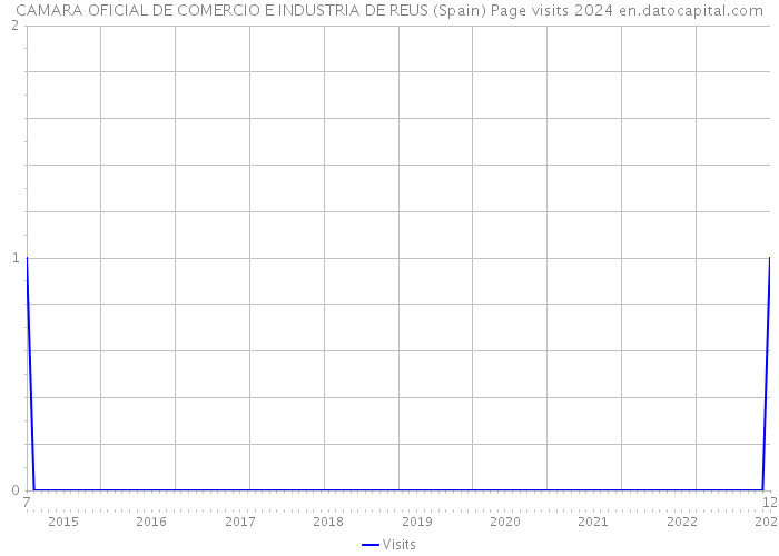 CAMARA OFICIAL DE COMERCIO E INDUSTRIA DE REUS (Spain) Page visits 2024 