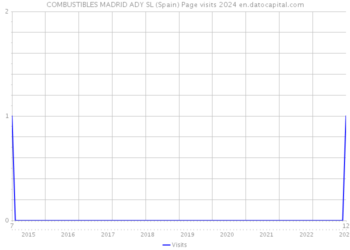 COMBUSTIBLES MADRID ADY SL (Spain) Page visits 2024 