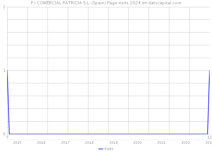 P I COMERCIAL PATRICIA S.L. (Spain) Page visits 2024 