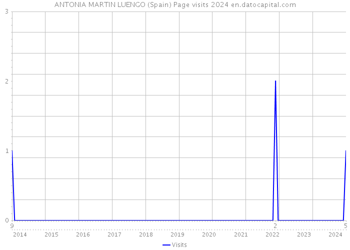 ANTONIA MARTIN LUENGO (Spain) Page visits 2024 