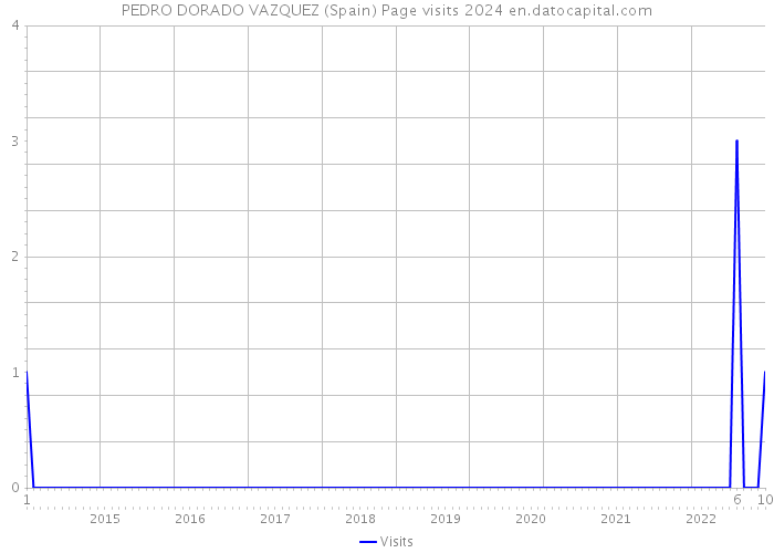 PEDRO DORADO VAZQUEZ (Spain) Page visits 2024 