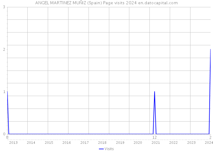 ANGEL MARTINEZ MUÑIZ (Spain) Page visits 2024 