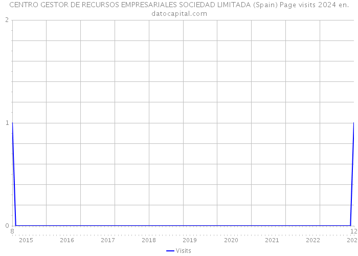 CENTRO GESTOR DE RECURSOS EMPRESARIALES SOCIEDAD LIMITADA (Spain) Page visits 2024 