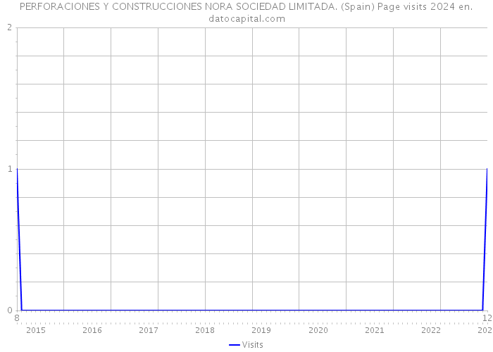 PERFORACIONES Y CONSTRUCCIONES NORA SOCIEDAD LIMITADA. (Spain) Page visits 2024 