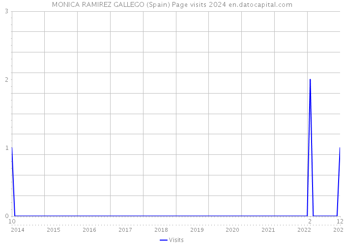 MONICA RAMIREZ GALLEGO (Spain) Page visits 2024 