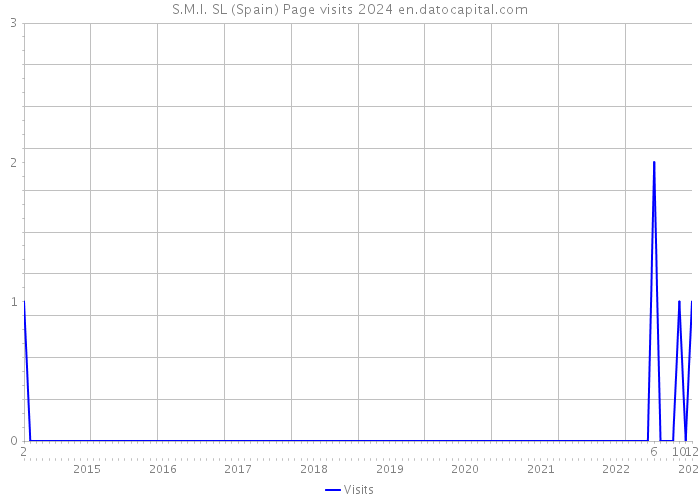S.M.I. SL (Spain) Page visits 2024 