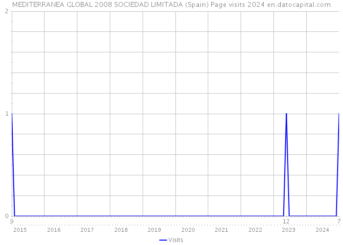 MEDITERRANEA GLOBAL 2008 SOCIEDAD LIMITADA (Spain) Page visits 2024 