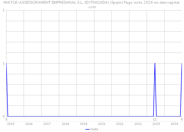 IMATGE-ASSESSORAMENT EMPRESARIAL S.L. (EXTINGUIDA) (Spain) Page visits 2024 