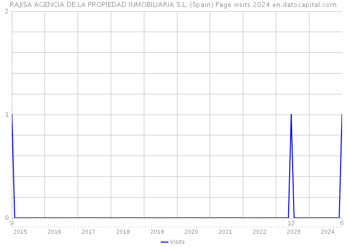 RAJISA AGENCIA DE LA PROPIEDAD INMOBILIARIA S.L. (Spain) Page visits 2024 