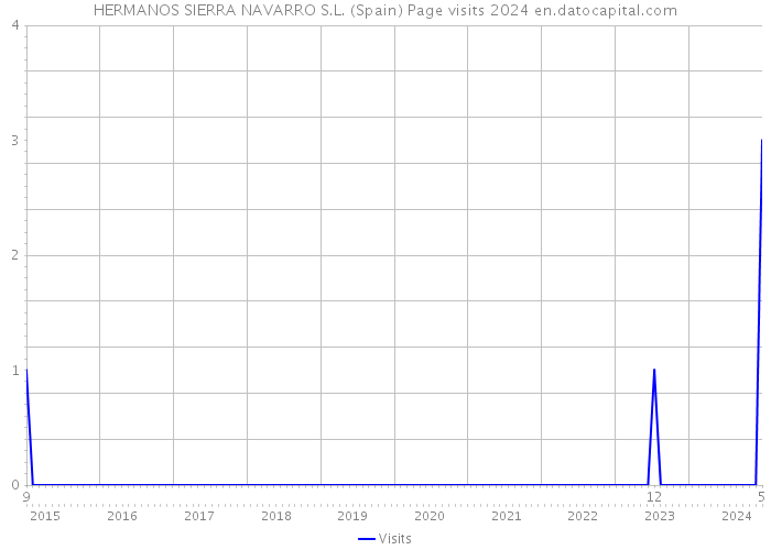 HERMANOS SIERRA NAVARRO S.L. (Spain) Page visits 2024 
