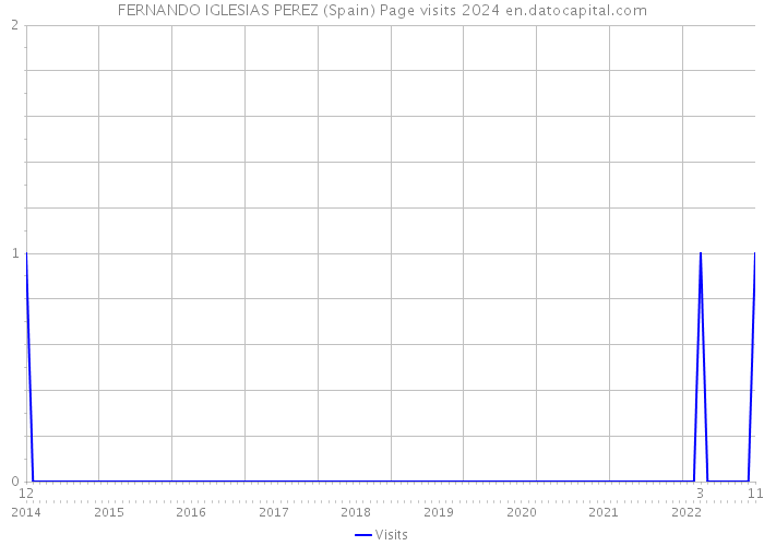 FERNANDO IGLESIAS PEREZ (Spain) Page visits 2024 