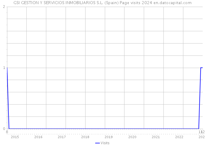 GSI GESTION Y SERVICIOS INMOBILIARIOS S.L. (Spain) Page visits 2024 