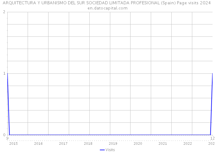 ARQUITECTURA Y URBANISMO DEL SUR SOCIEDAD LIMITADA PROFESIONAL (Spain) Page visits 2024 