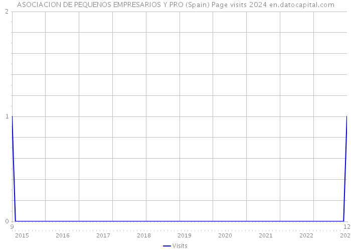 ASOCIACION DE PEQUENOS EMPRESARIOS Y PRO (Spain) Page visits 2024 