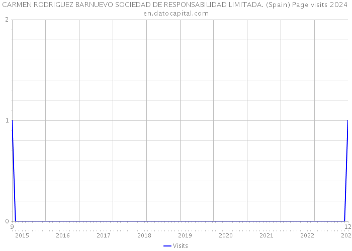 CARMEN RODRIGUEZ BARNUEVO SOCIEDAD DE RESPONSABILIDAD LIMITADA. (Spain) Page visits 2024 