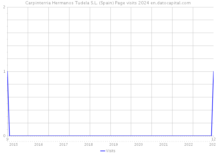 Carpinterria Hermanos Tudela S.L. (Spain) Page visits 2024 