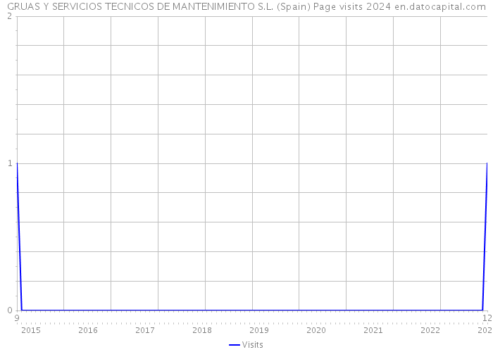 GRUAS Y SERVICIOS TECNICOS DE MANTENIMIENTO S.L. (Spain) Page visits 2024 