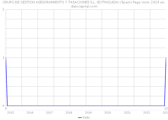 GRUPO DE GESTION ASESORAMIENTO Y TASACIONES S.L. (EXTINGUIDA) (Spain) Page visits 2024 