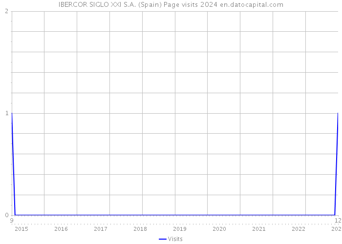 IBERCOR SIGLO XXI S.A. (Spain) Page visits 2024 