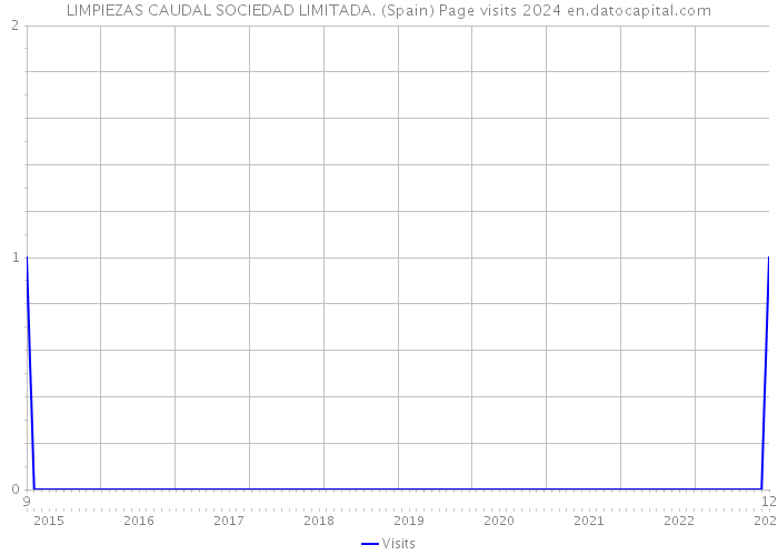 LIMPIEZAS CAUDAL SOCIEDAD LIMITADA. (Spain) Page visits 2024 