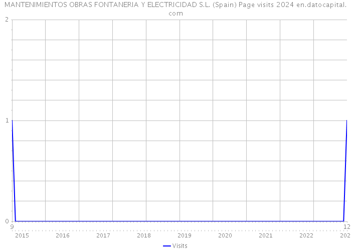 MANTENIMIENTOS OBRAS FONTANERIA Y ELECTRICIDAD S.L. (Spain) Page visits 2024 