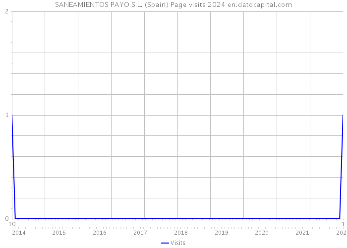 SANEAMIENTOS PAYO S.L. (Spain) Page visits 2024 